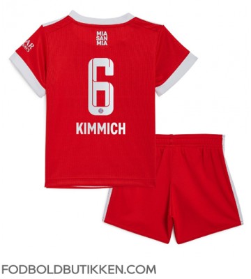 Bayern Munich Joshua Kimmich #6 Hjemmebanetrøje Børn 2022-23 Kortærmet (+ Korte bukser)